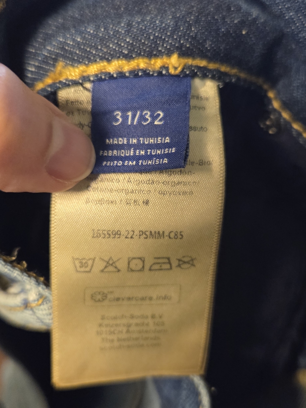 Scotch & Soda Blue Floral Appliqué Women’s Jeans - Picture 5 of 5
